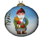 Julkulor "Tomte med paket"