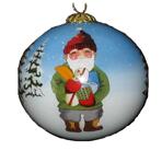 Julkulor "Tomte med paket"